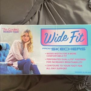 Wide Fit Memory Foam Skechers